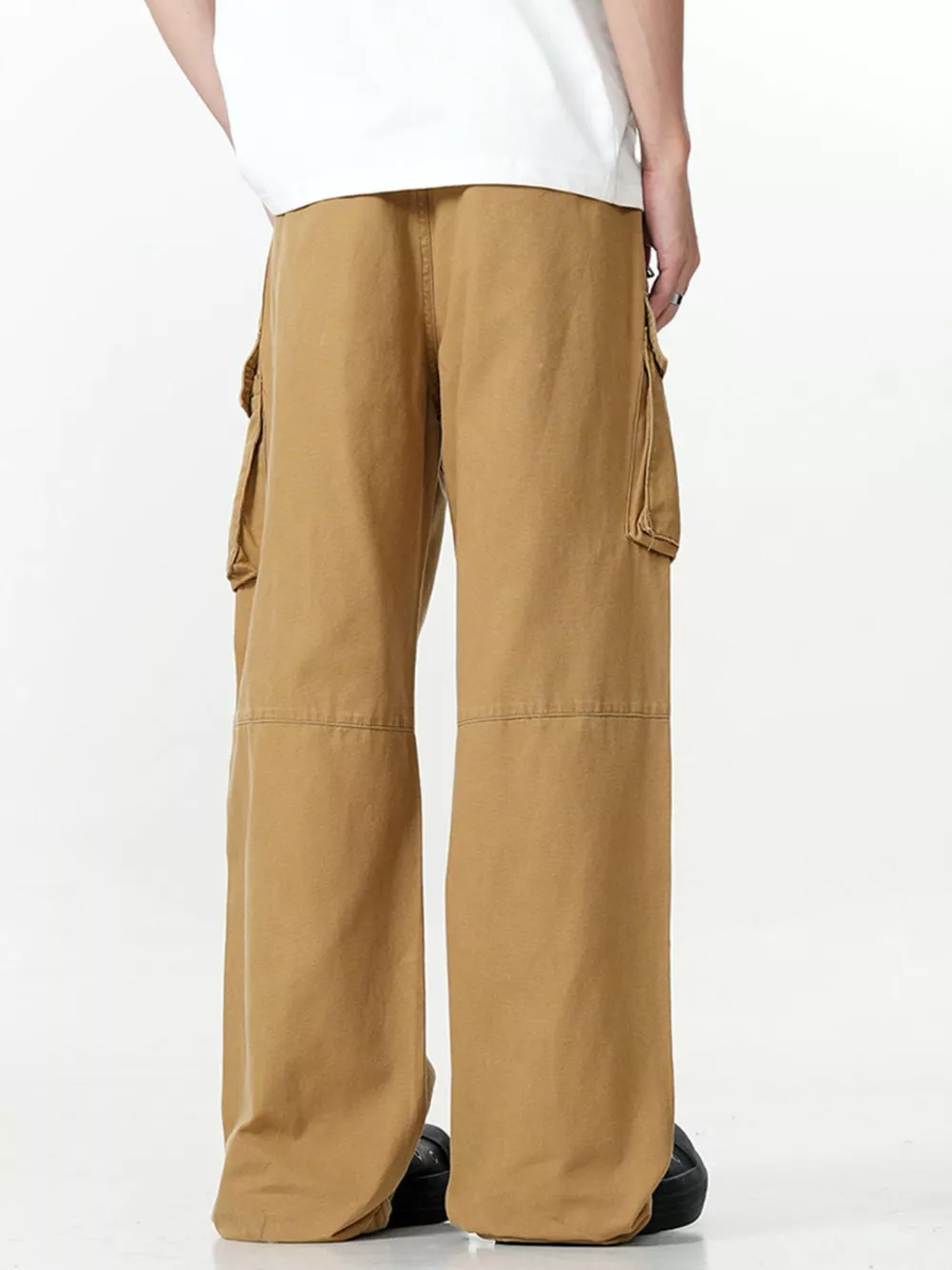 Men's Wide Leg Cargo Pants, image 3