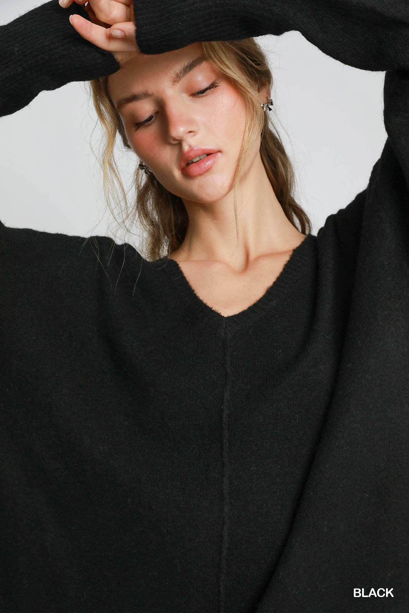 Wool Blended Pullover Sweater, image 2