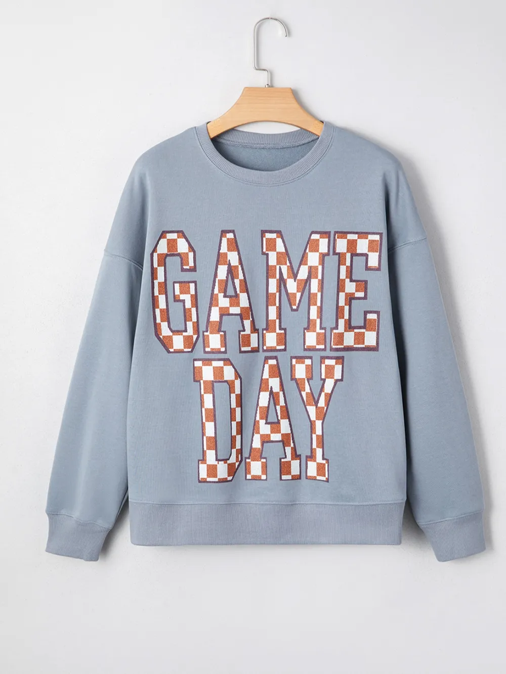 Game Day Checkered Oversized Sweatshirt, image 2