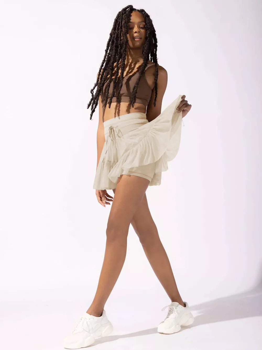 High Waist Skort with Pockets, image 8