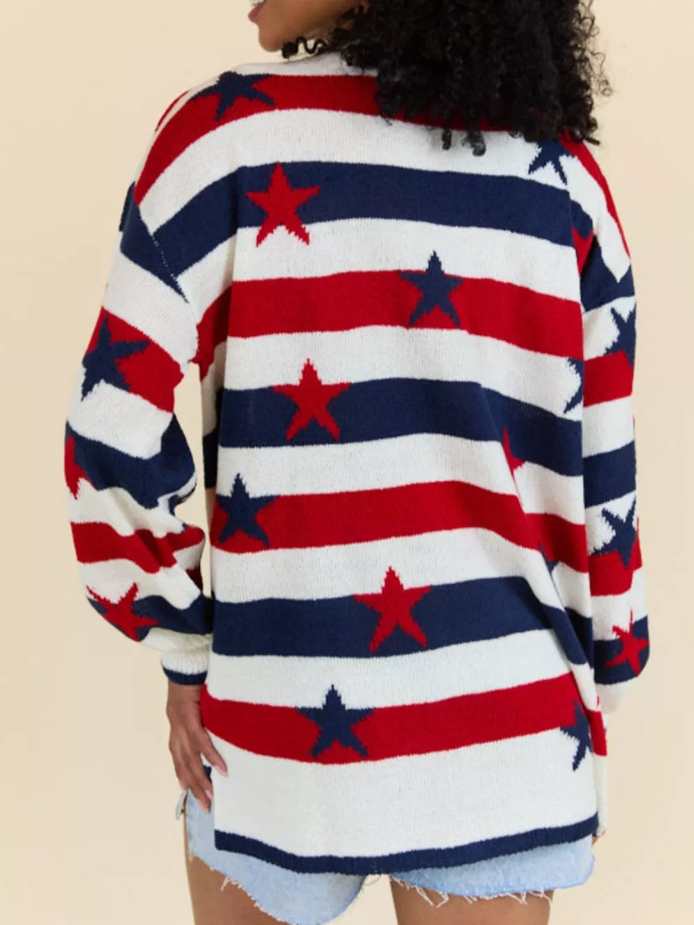 Stars and Stripes Long Sleeve Sweater, image 13