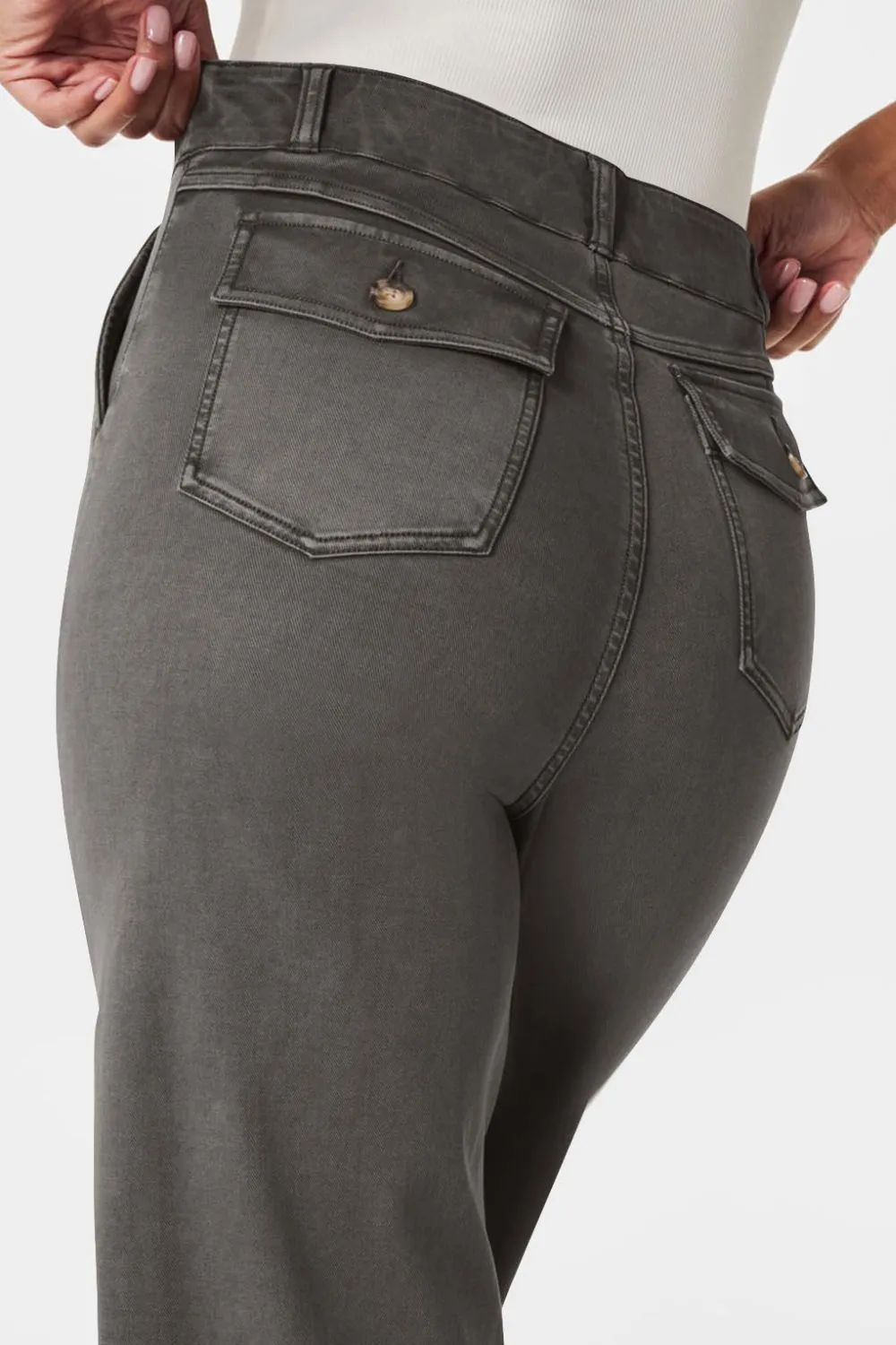 High Waist Jeans with Pockets, image 4