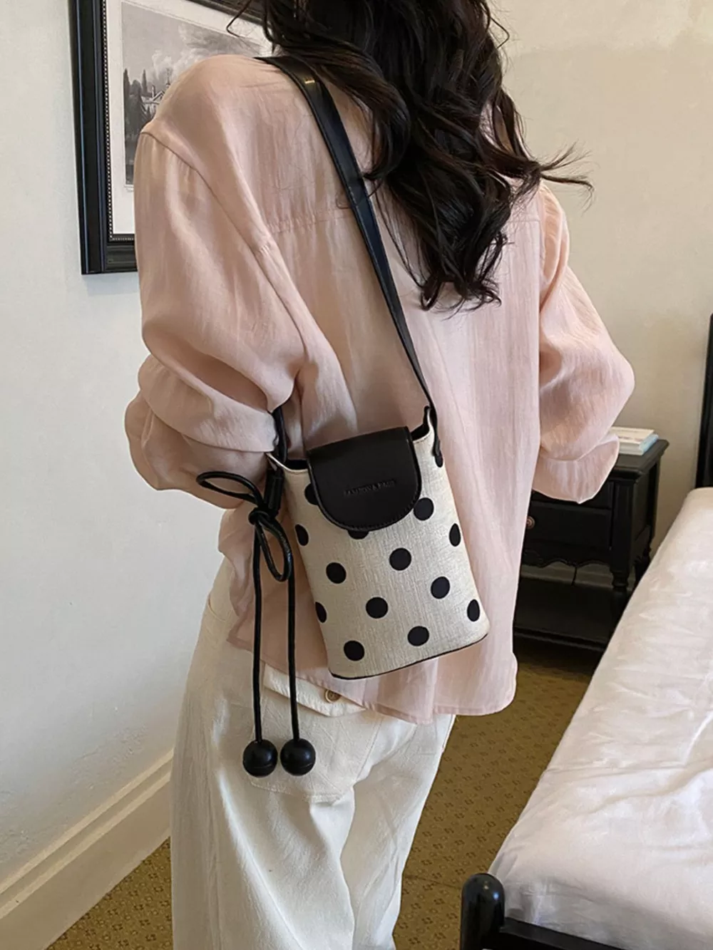 Polka Dot Crossbody Bag, image 5