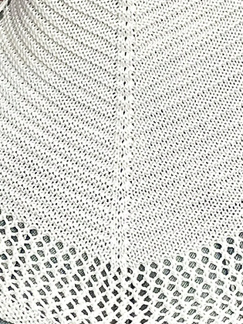 Openwork Scoop Neck Knit Cami, image 5