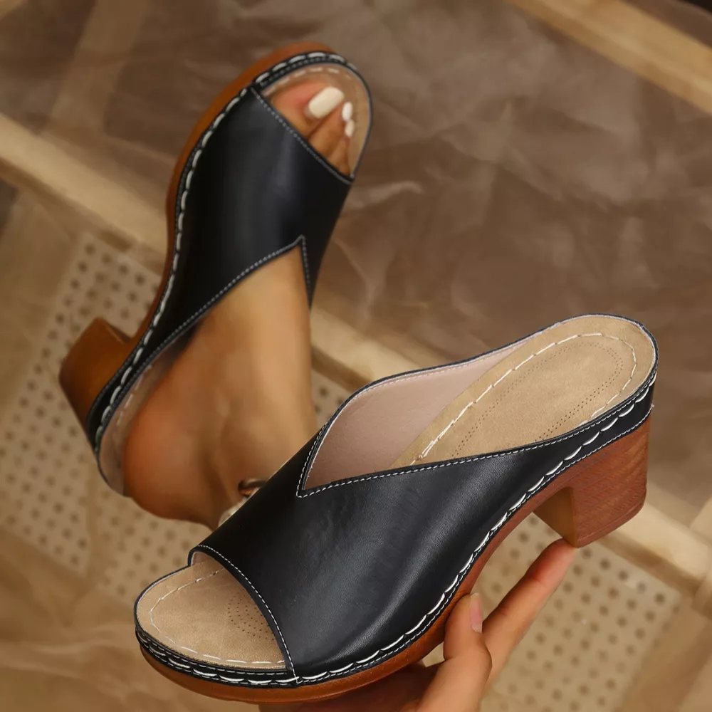Open Toe Block Heel Sandals, image 11