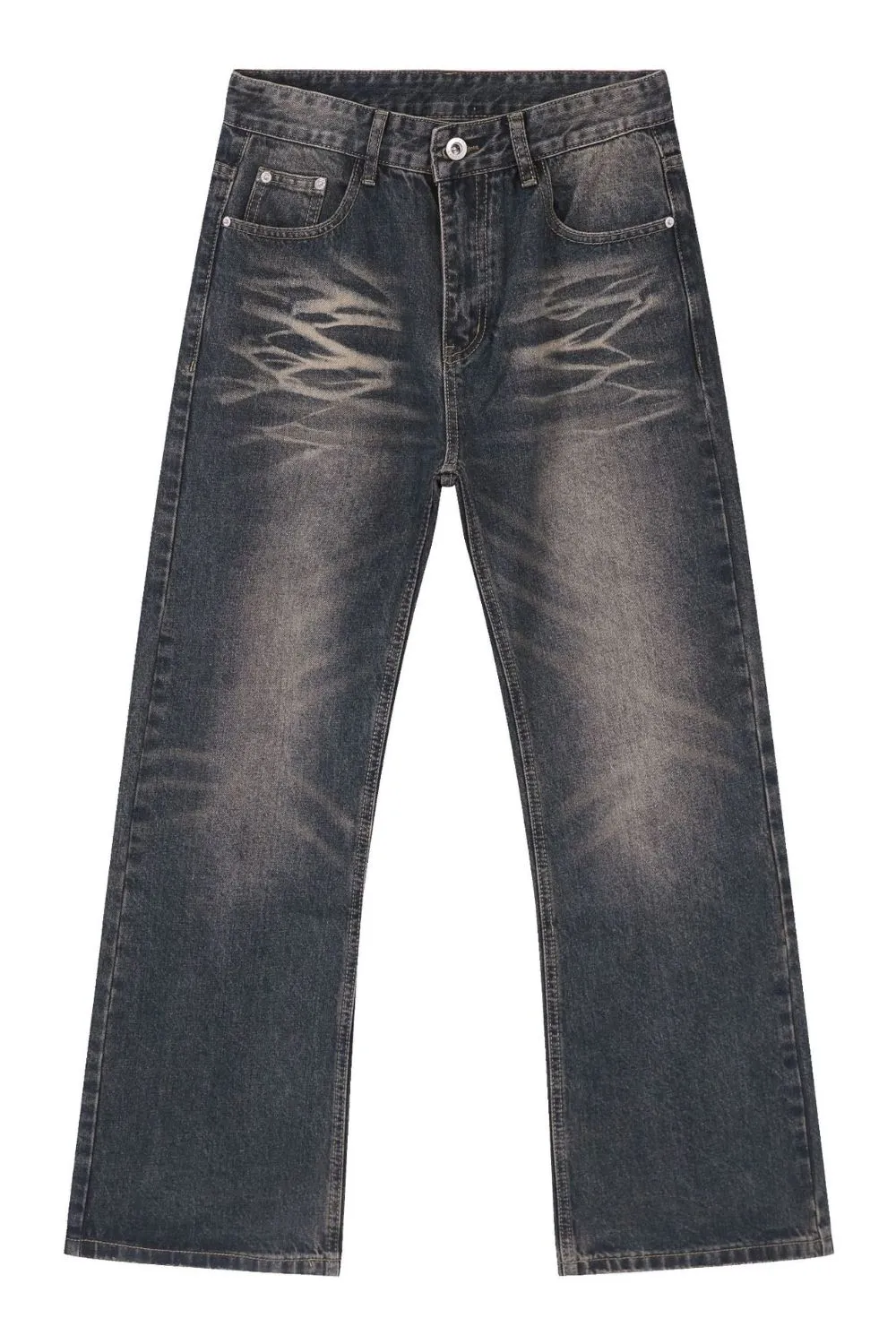 Men's Baggy Jeans with Pockets, image 5