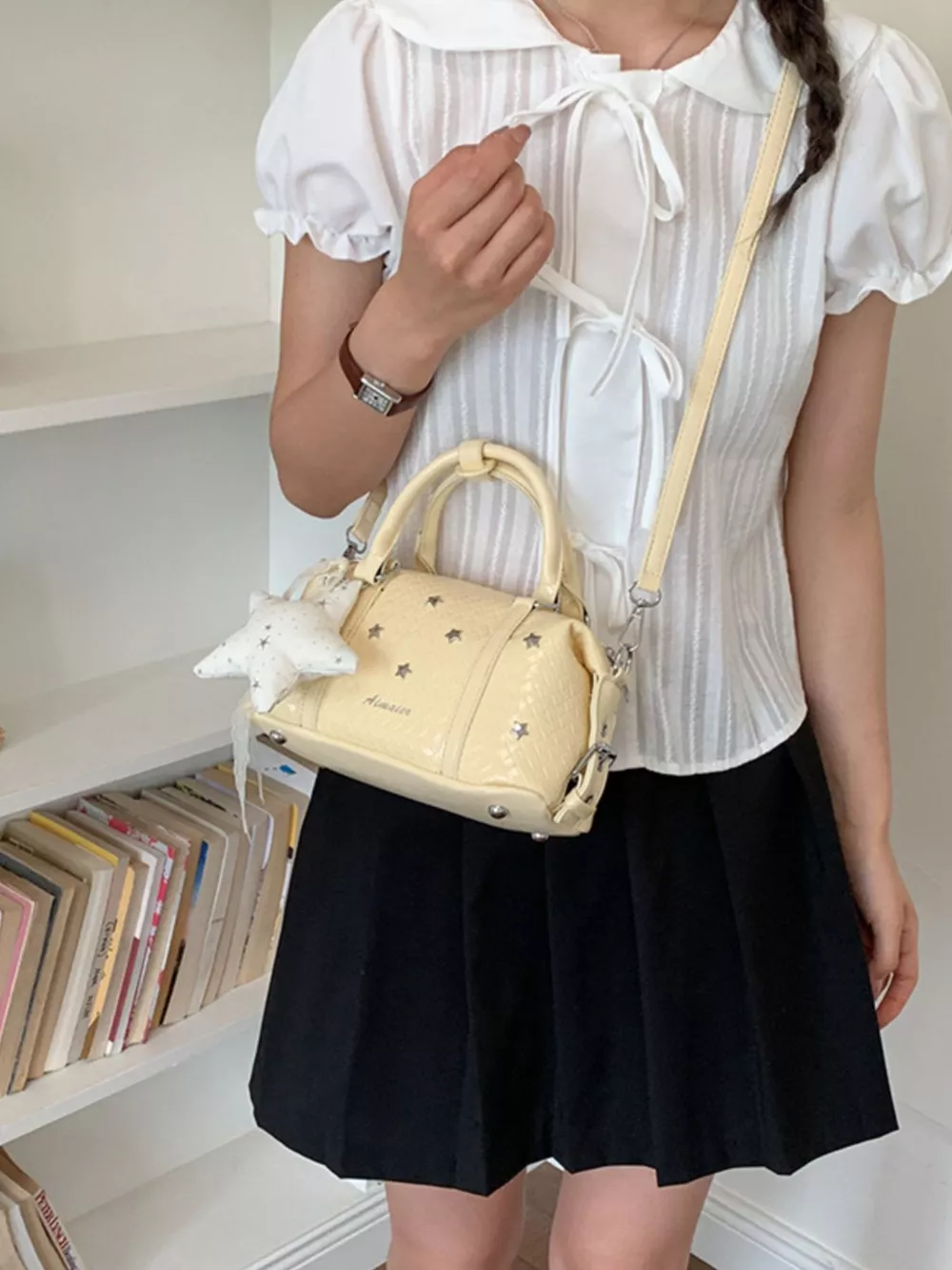 Star-Embellished Crossbody Bag, image 2