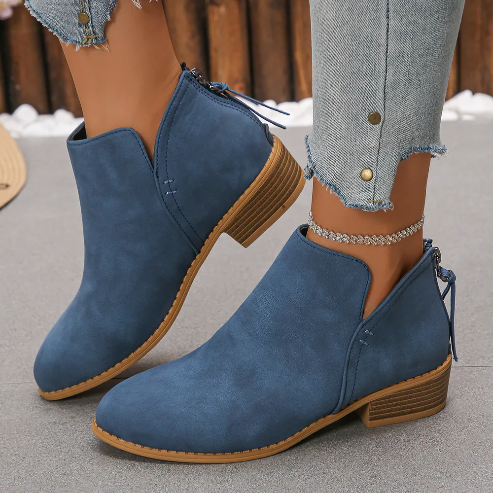 Classic Block Heel Ankle Boots, image 6