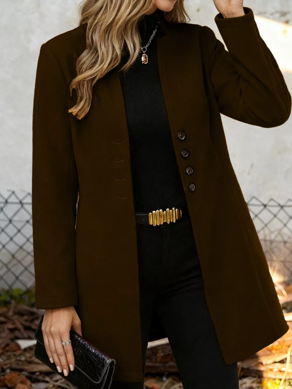Button-Down Longline Outerwear, image 9
