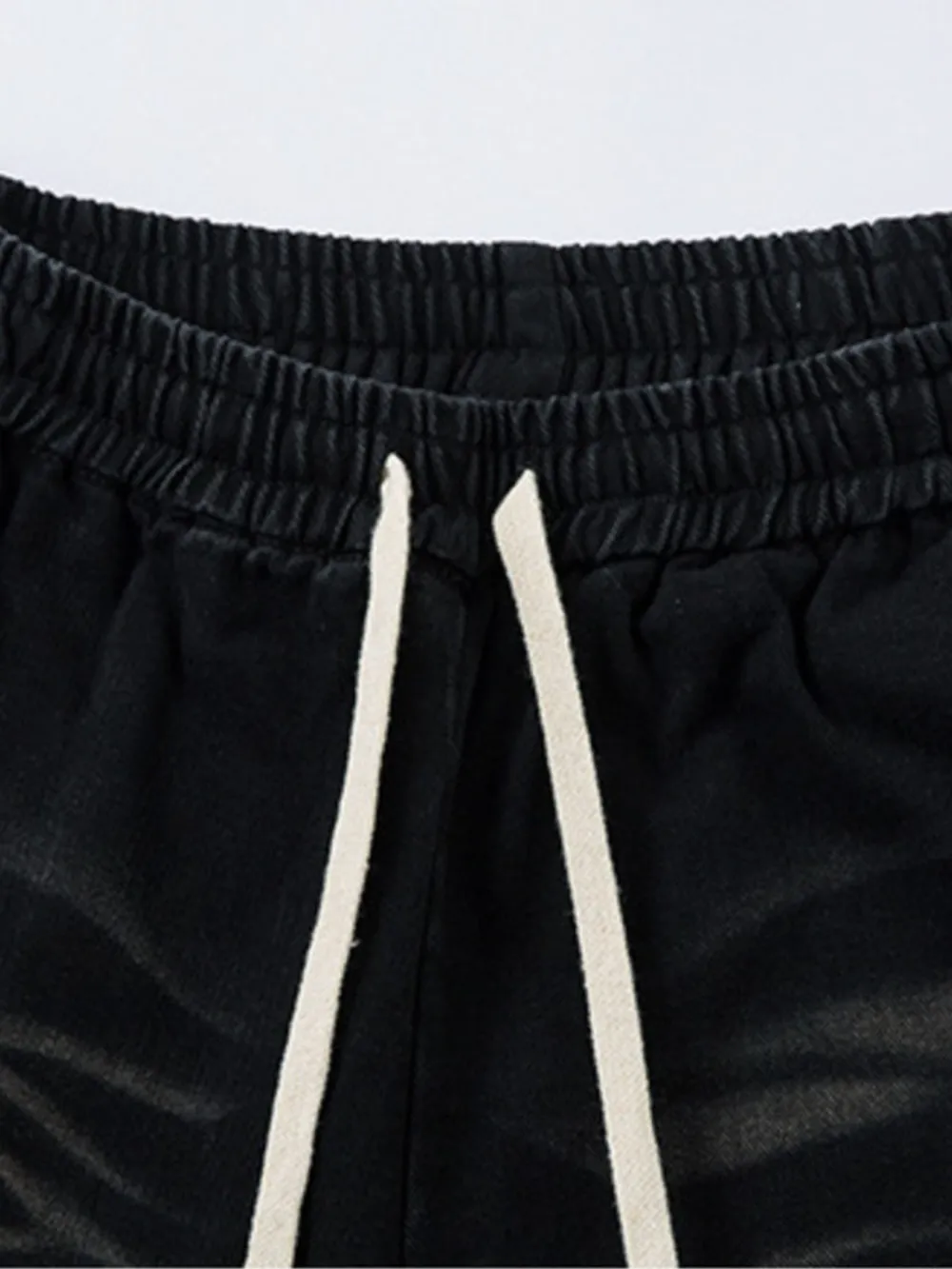 Men's Drawstring Wide Leg Cargo Jeans, image 5