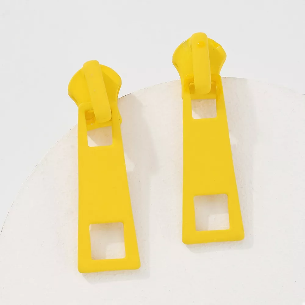 Colorful Zipper Drop Earrings, image 5