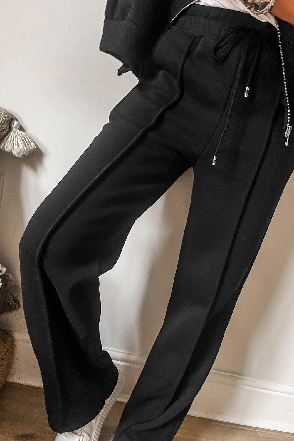 Zip Up Long Sleeve Top and Pants Set, image 8