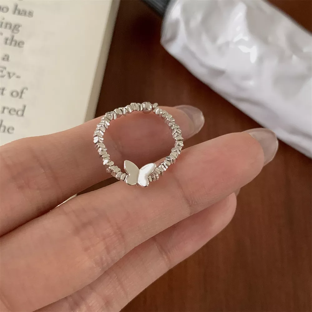 925 Sterling Silver Butterfly Ring, image 5