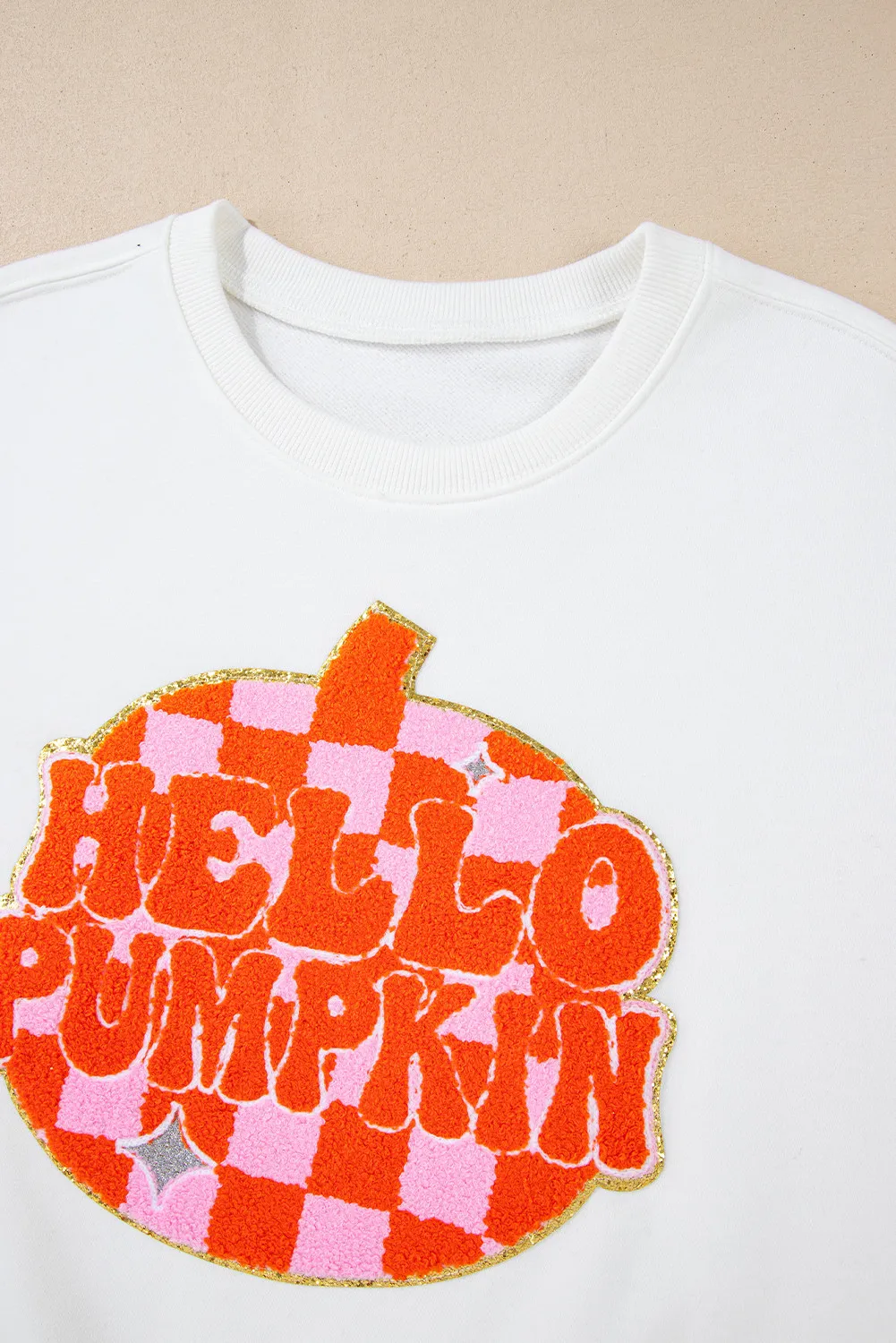 Graphic Round Neck Long Sleeve Sweatshirt, image 8
