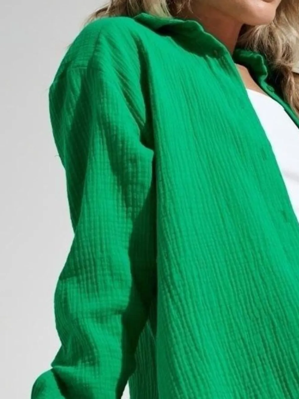 Button Up Long Sleeve Texture Shirt, image 17