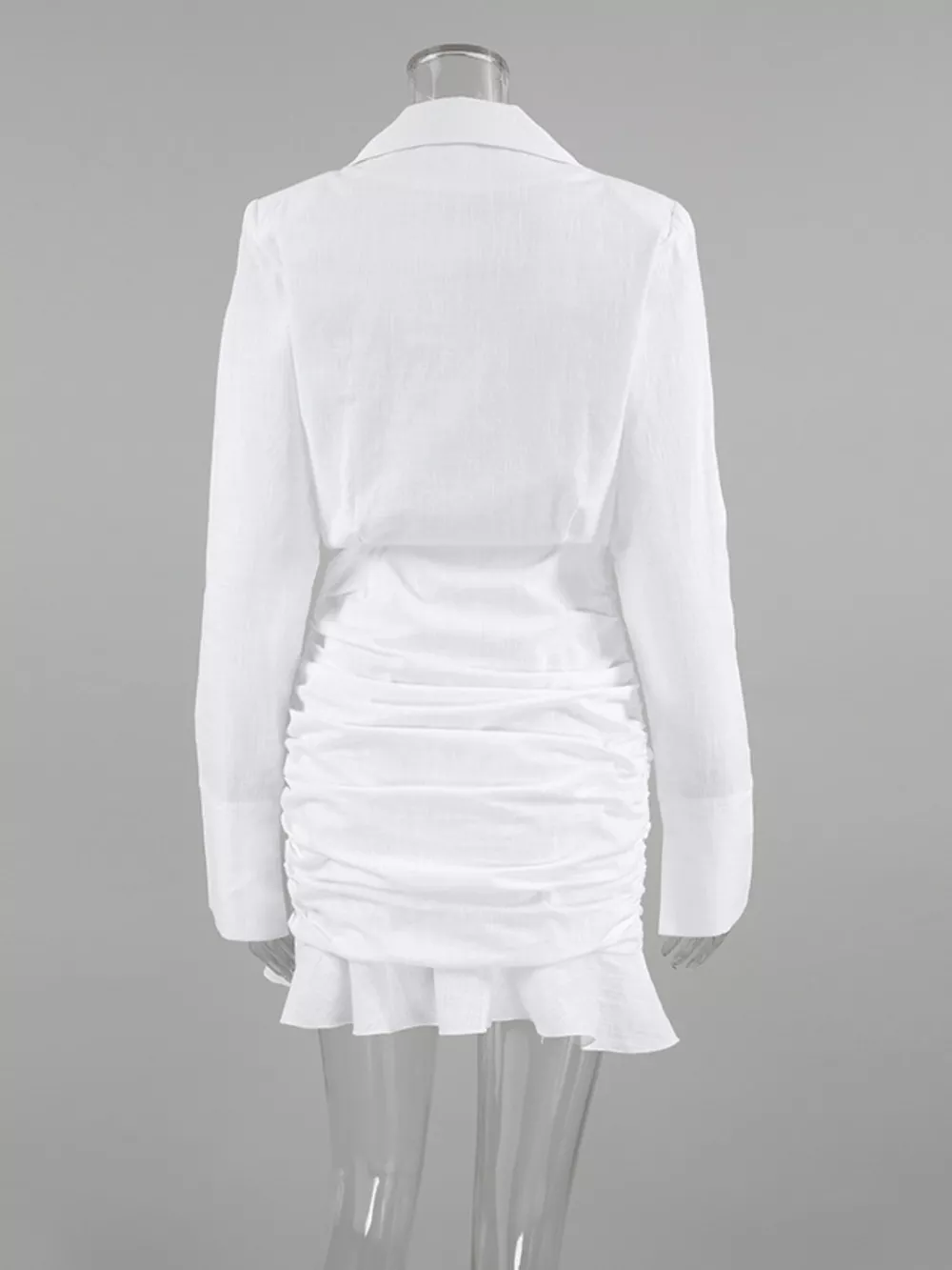Blazer Style Ruched Mini Dress, image 9