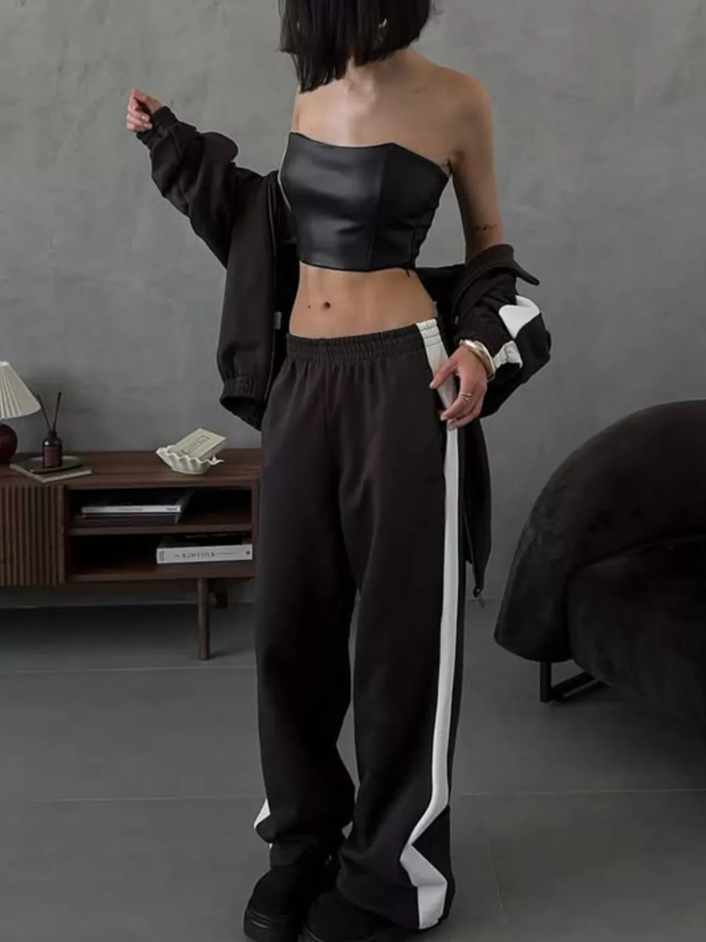 Zip Up Long Sleeve Outerwear and Pants Set, image 15