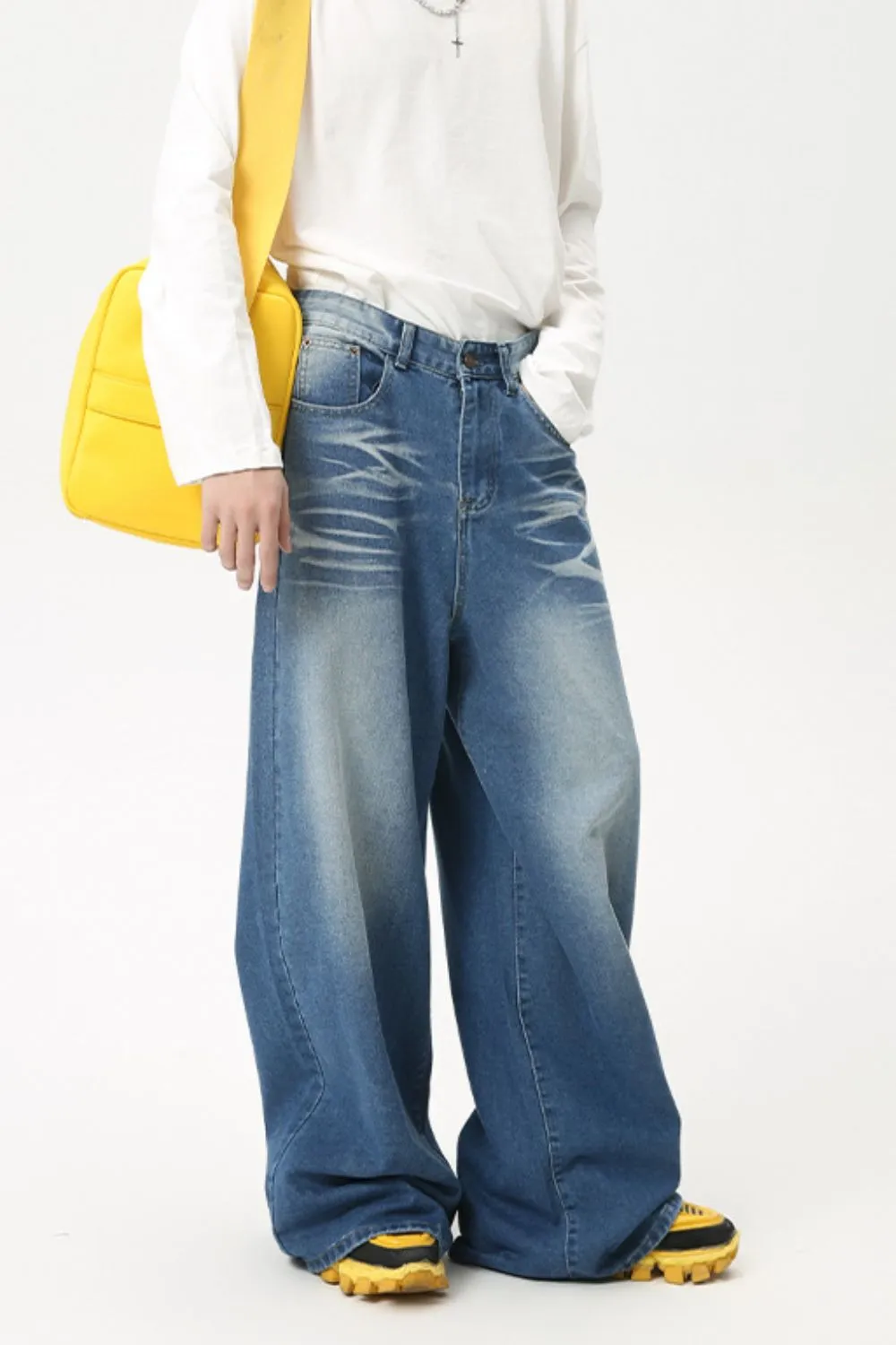 Wide Leg Jeans with Pockets, image 6