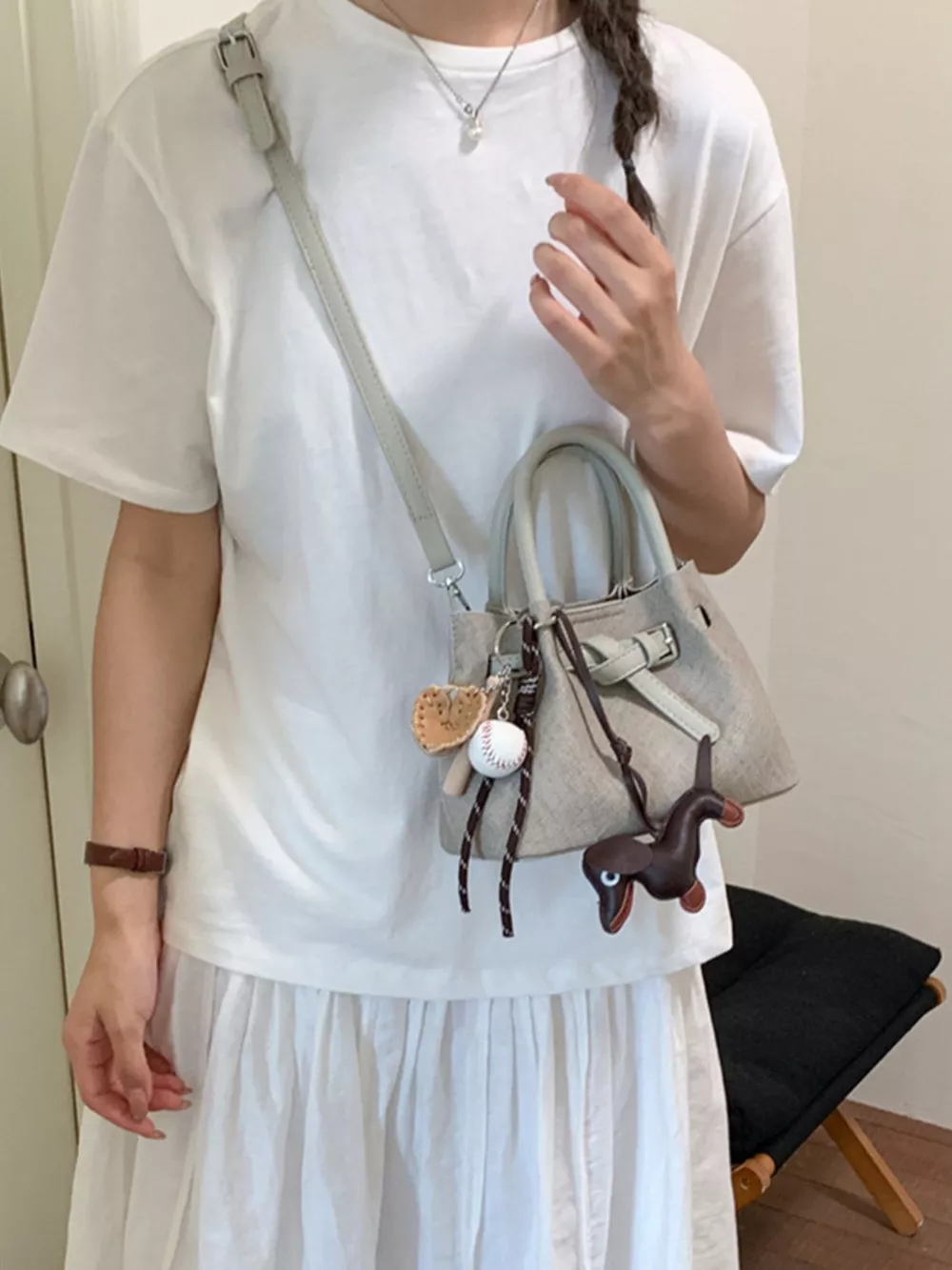 Top Handle Crossbody Bag, image 2