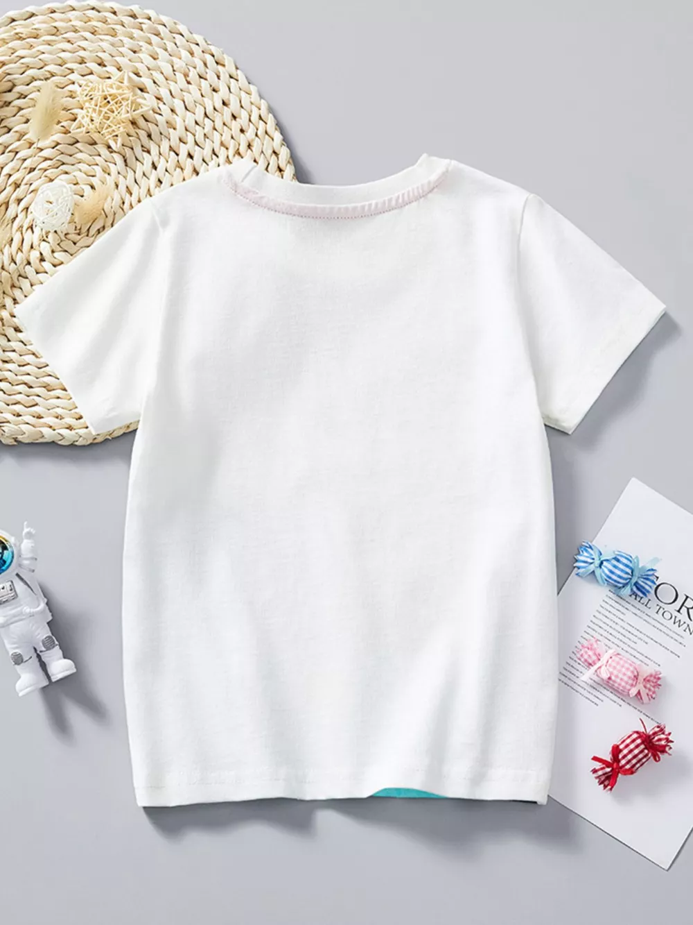 Children's Animal Print Round Neck T-Shirt, image 5