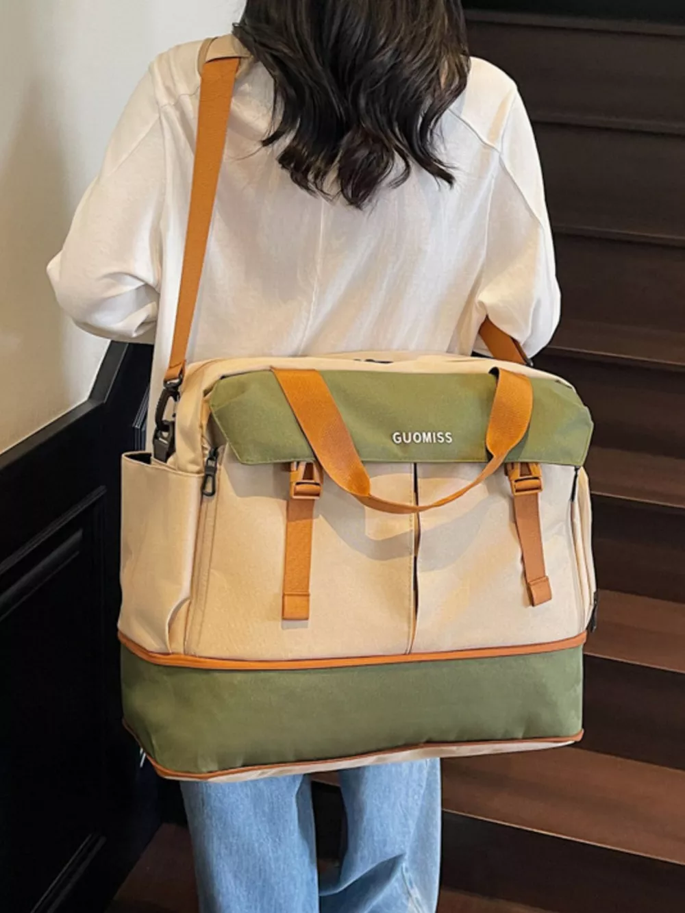 Color Block Travel Bag, image 6