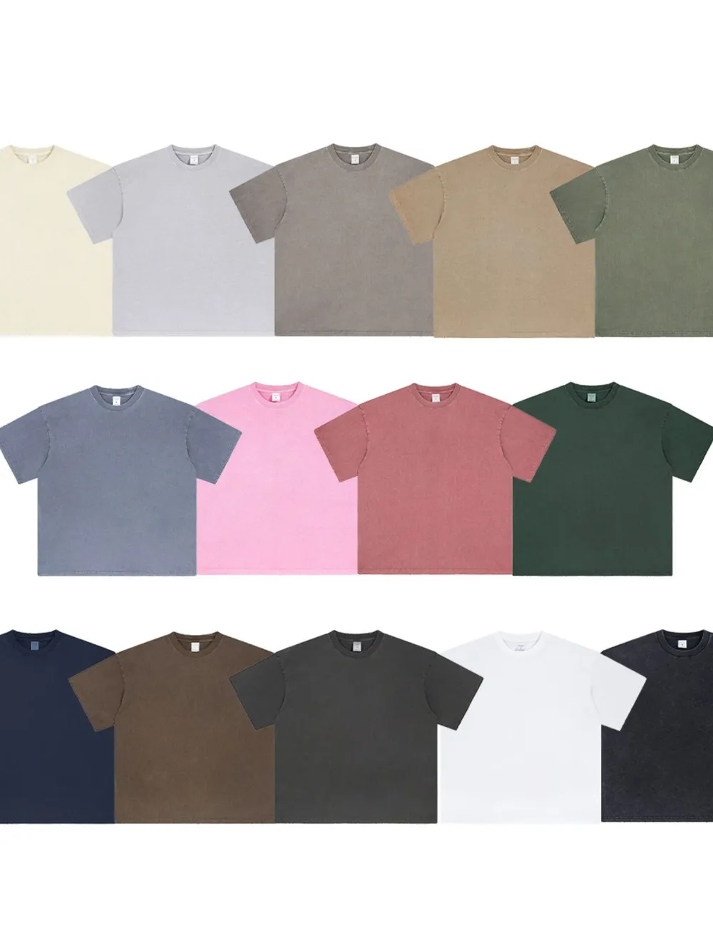 Men's Casual Oversized Cotton T-Shirt, image 15