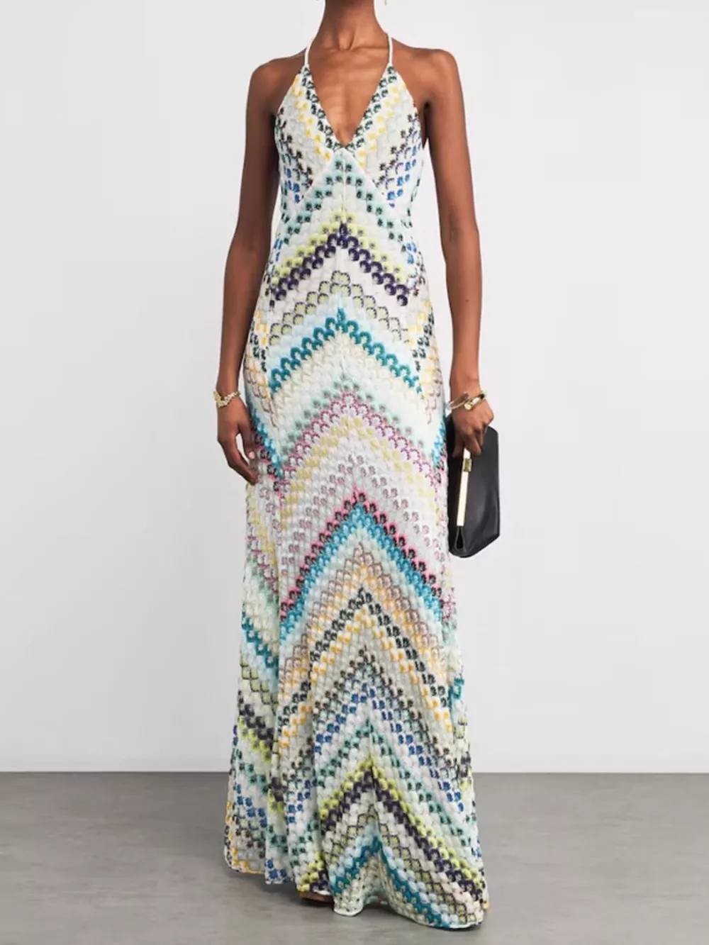 Backless Spaghetti Strap Maxi Dress, image 5