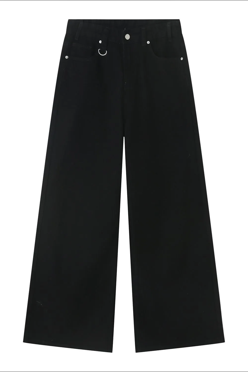 Men's Wide Leg Jeans with Pockets