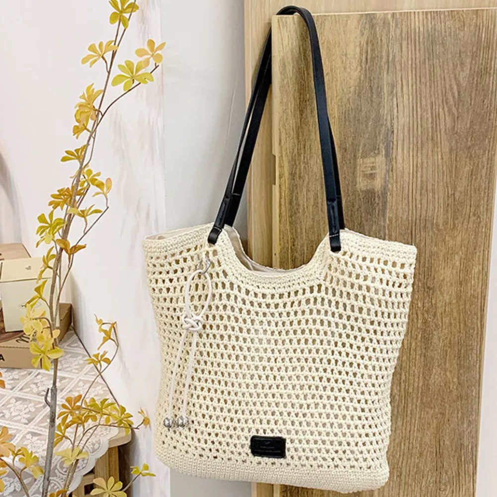 Crochet Knit Shoulder Bag, image 3