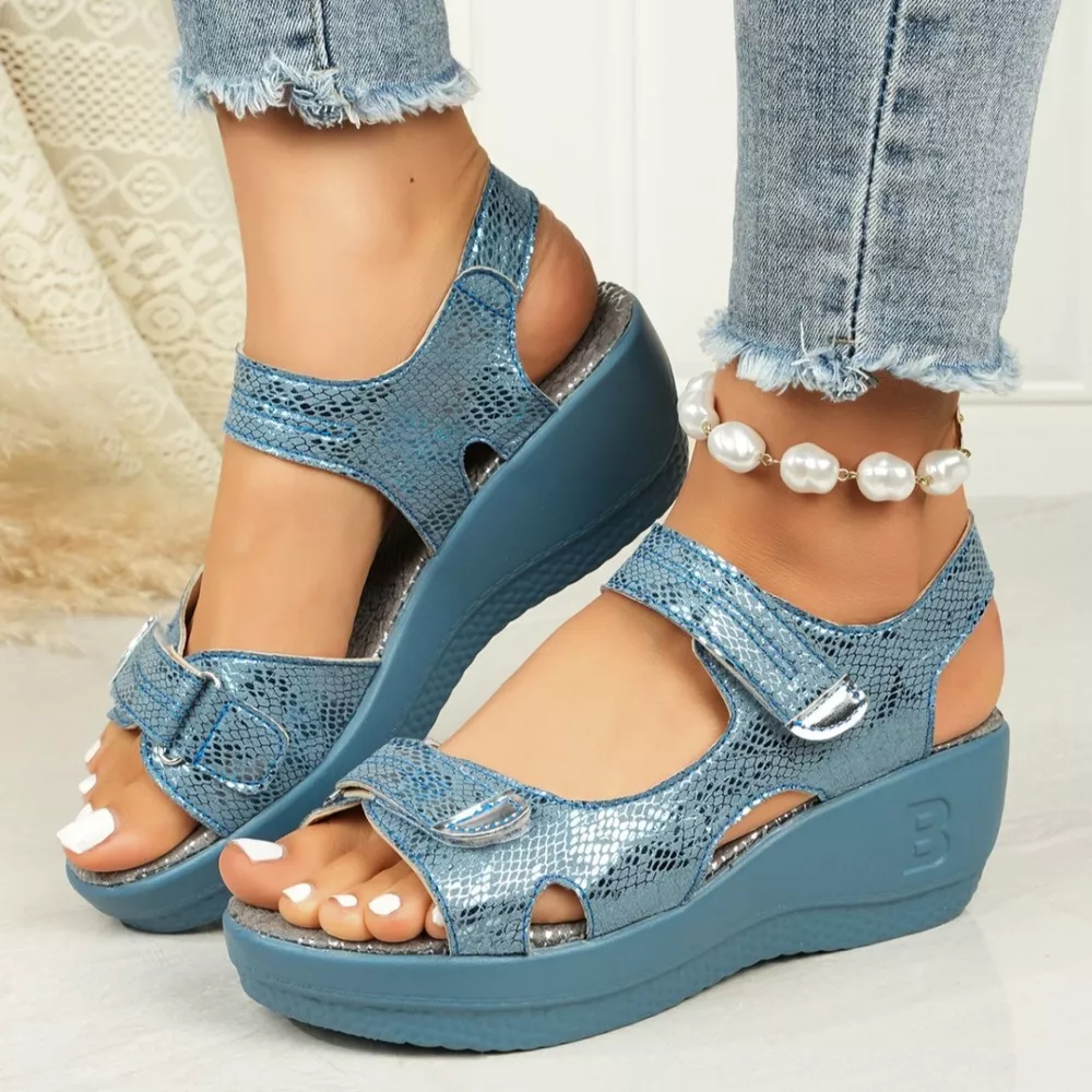 Open Toe Wedge Sandals, image 5