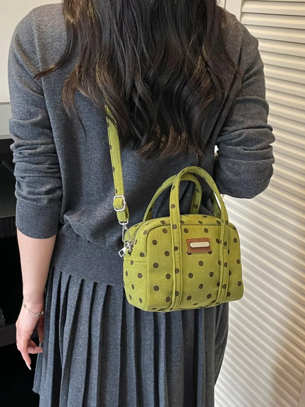 Polka Dot Crossbody Bag, image 8