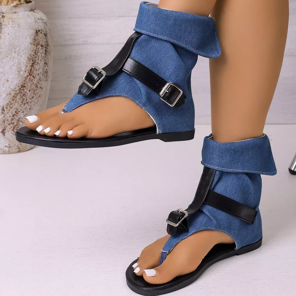 Toe Post Buckle Sandals, image 6
