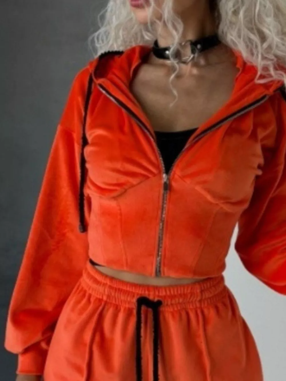 Zip Up Hooded Outerwear and Shorts Set, image 22