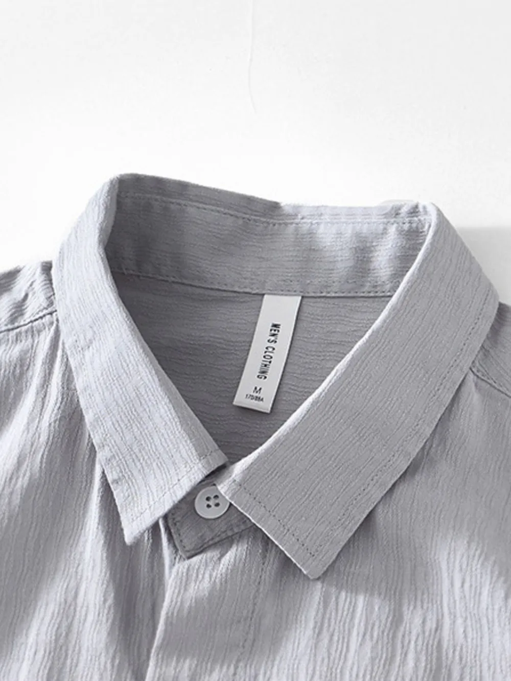 Men's Button Up Short Sleeve Shirt, image 8