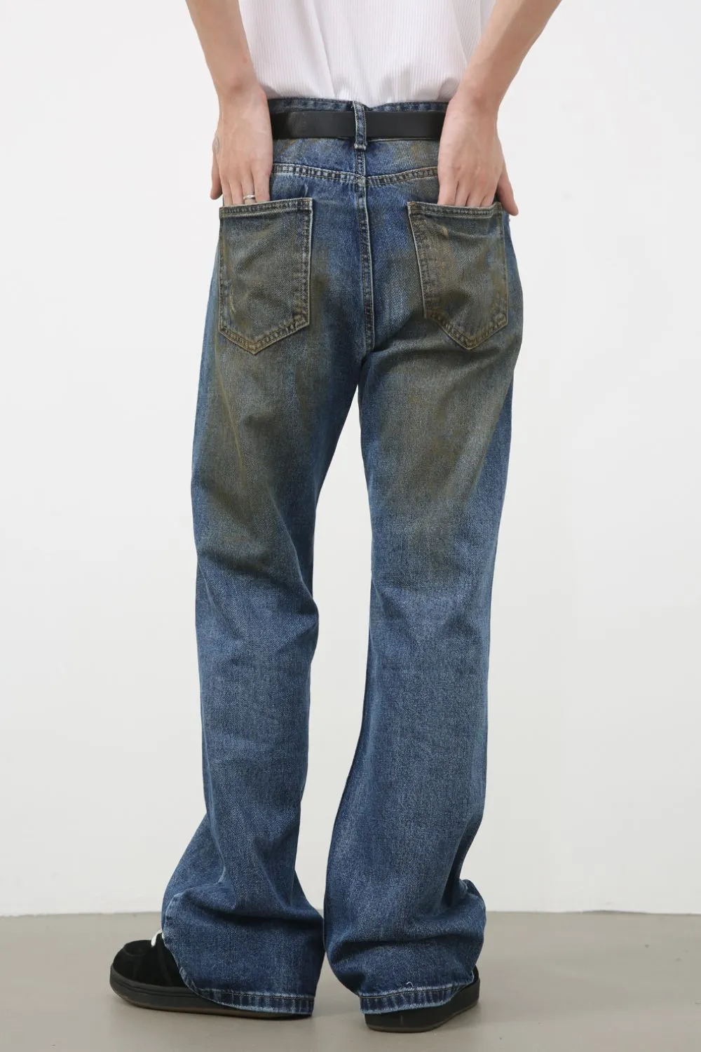 Men's Distressed Jeans, image 2