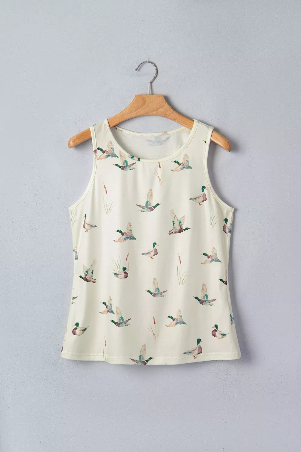Mallard Print Western Style Tank Top, image 3