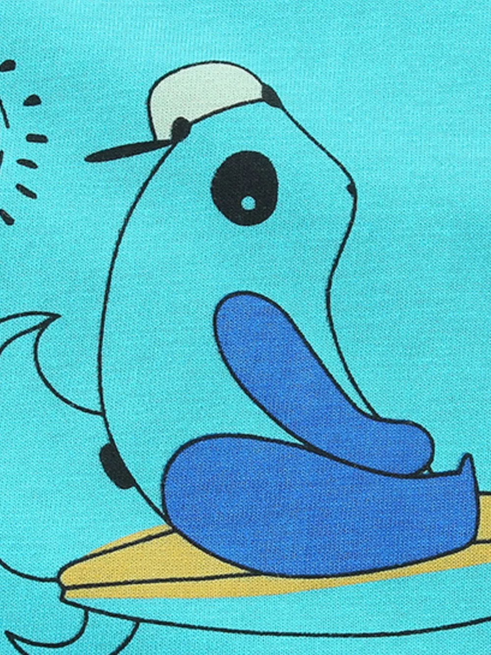 Children's Cartoon Print Crew Neck Short Sleeve Tee, image 4