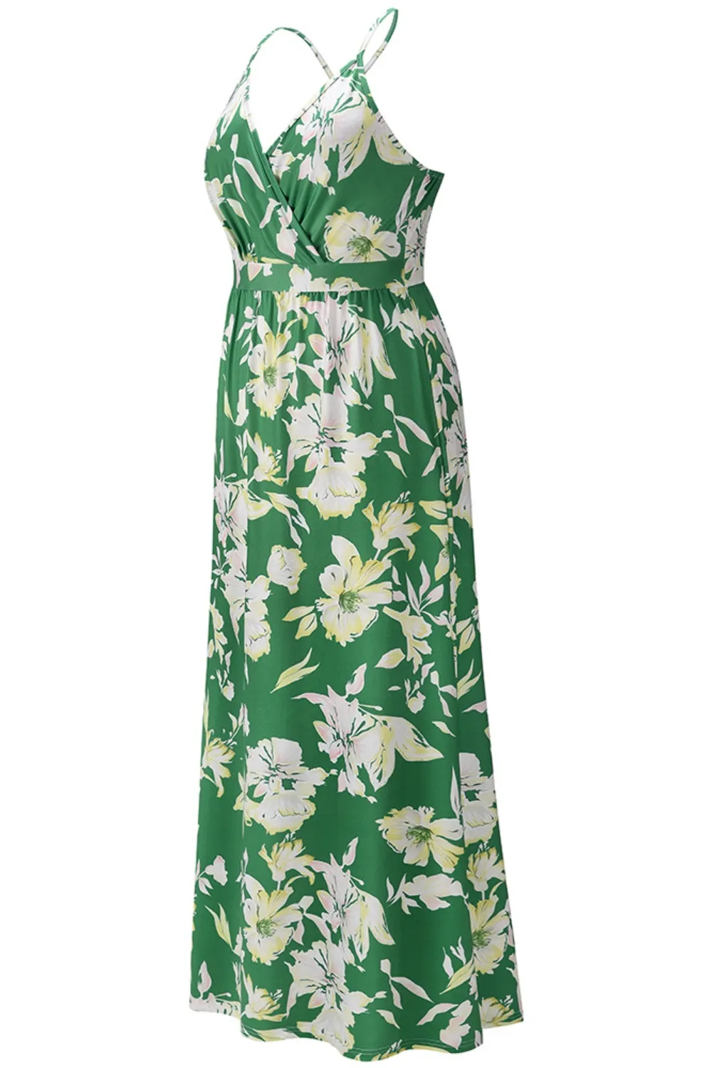 Crisscross Printed Surplice Cami Dress, image 6