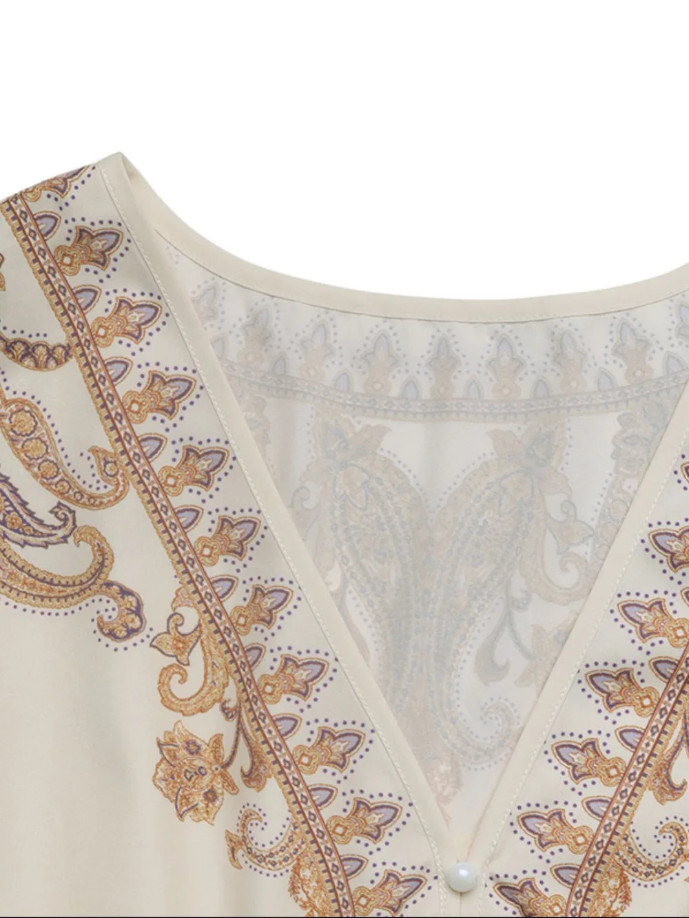 Printed Tie Waist Long Sleeve Dress, image 4