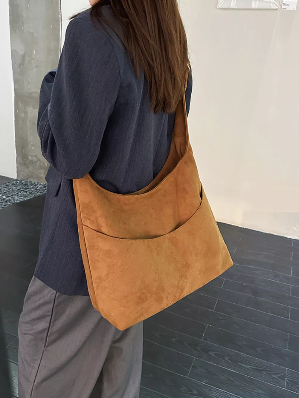 Solid Color Shoulder Bag, image 5
