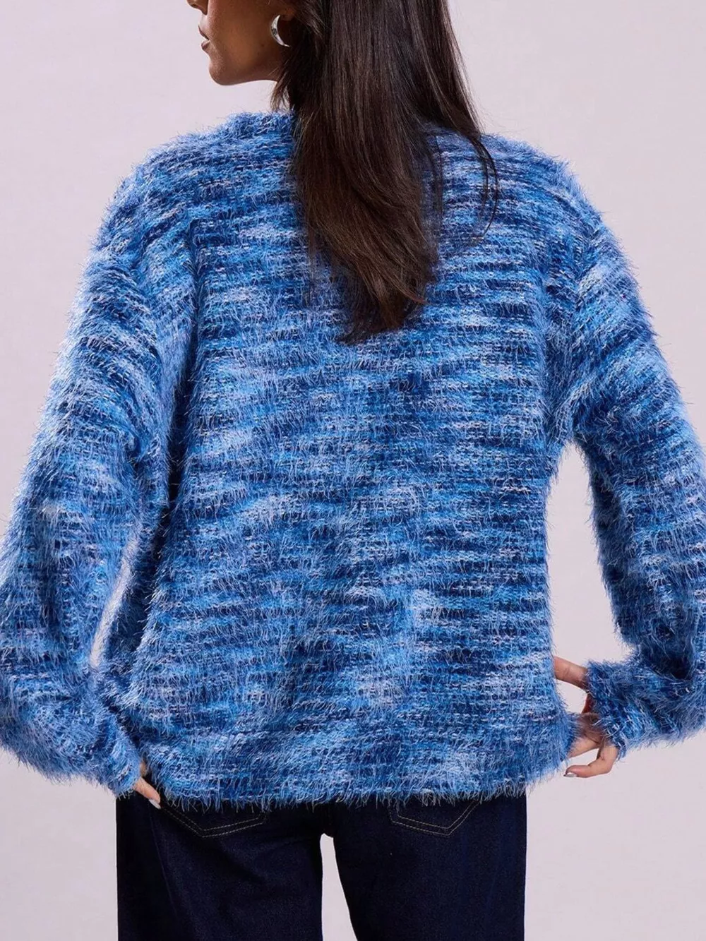 Textured Knit Button-Down Cardigan, image 23