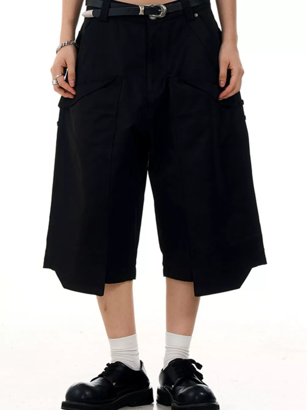 Men's Wide-Leg Cargo Capris, image 5
