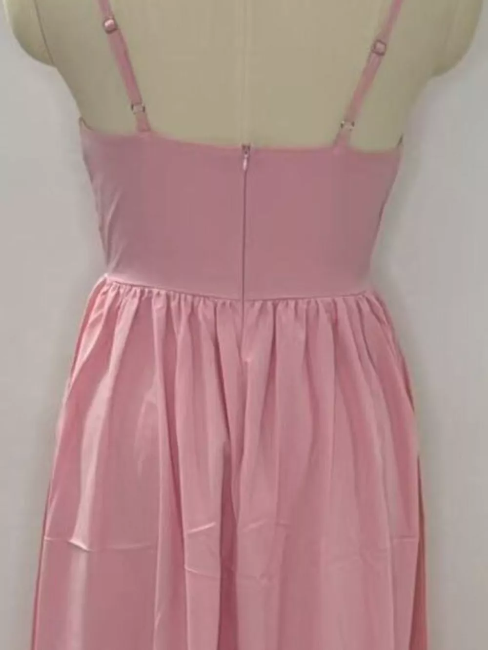 Adjustable Strap Scoop Neck Midi Dress, image 4