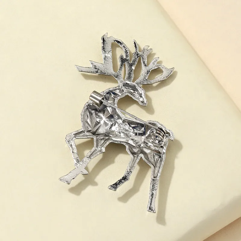 Alloy Reindeer Brooch, image 5