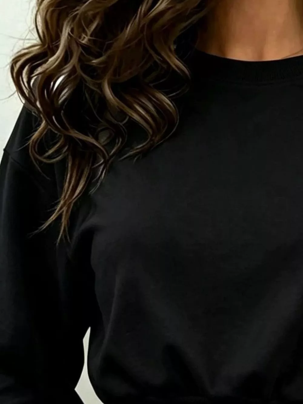 Long Sleeve Crop Sweatshirt, image 5