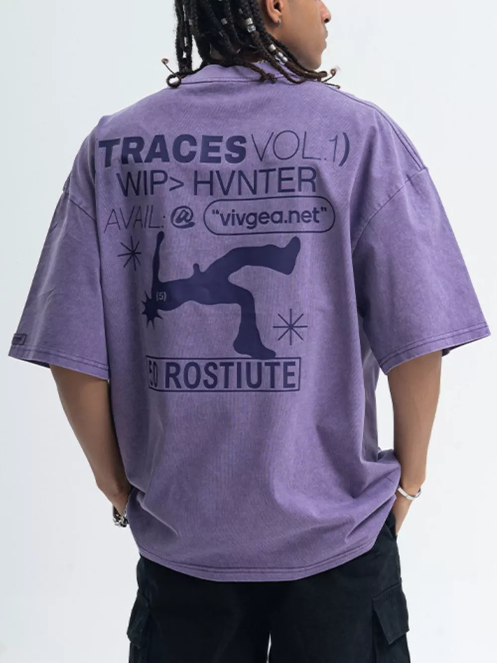 Men's Washed Graphic Short Sleeve T-Shirt, image 3