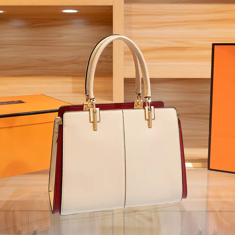 Embroidered Leather Top Handle Handbag, image 4