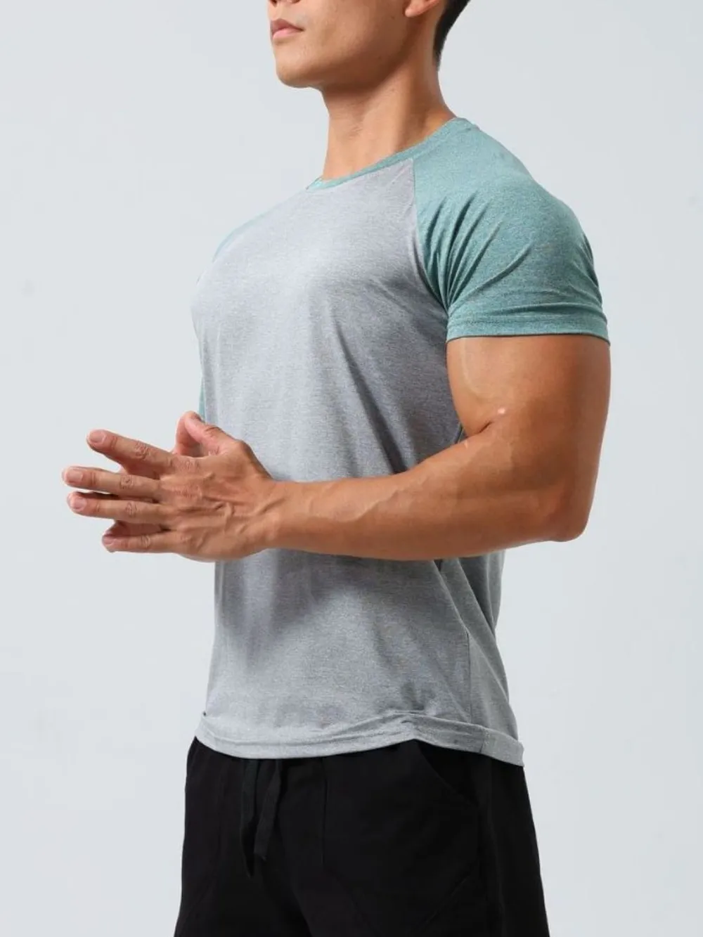 Men's Plus Size Round Neck Short Sleeve T-Shirt, image 4