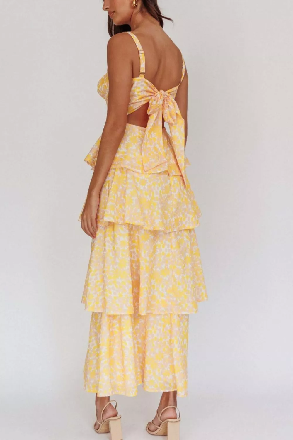 Floral Layered Maxi Dress, image 7