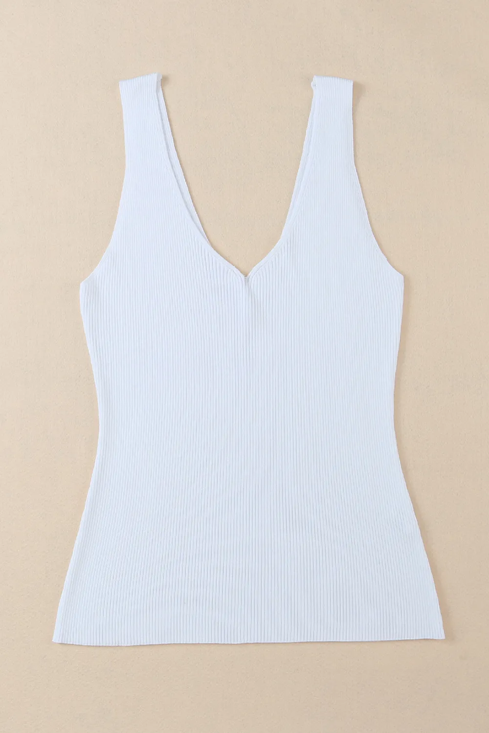V-Neck Wide Strap Tank, image 3